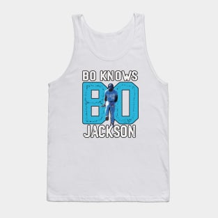 Dabbing Dance Baseball Bo Knows Bo Jackson Tank Top